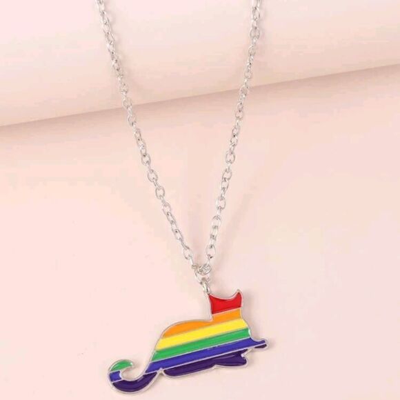 Pride kitty necklace 😍 - Picture 1 of 2